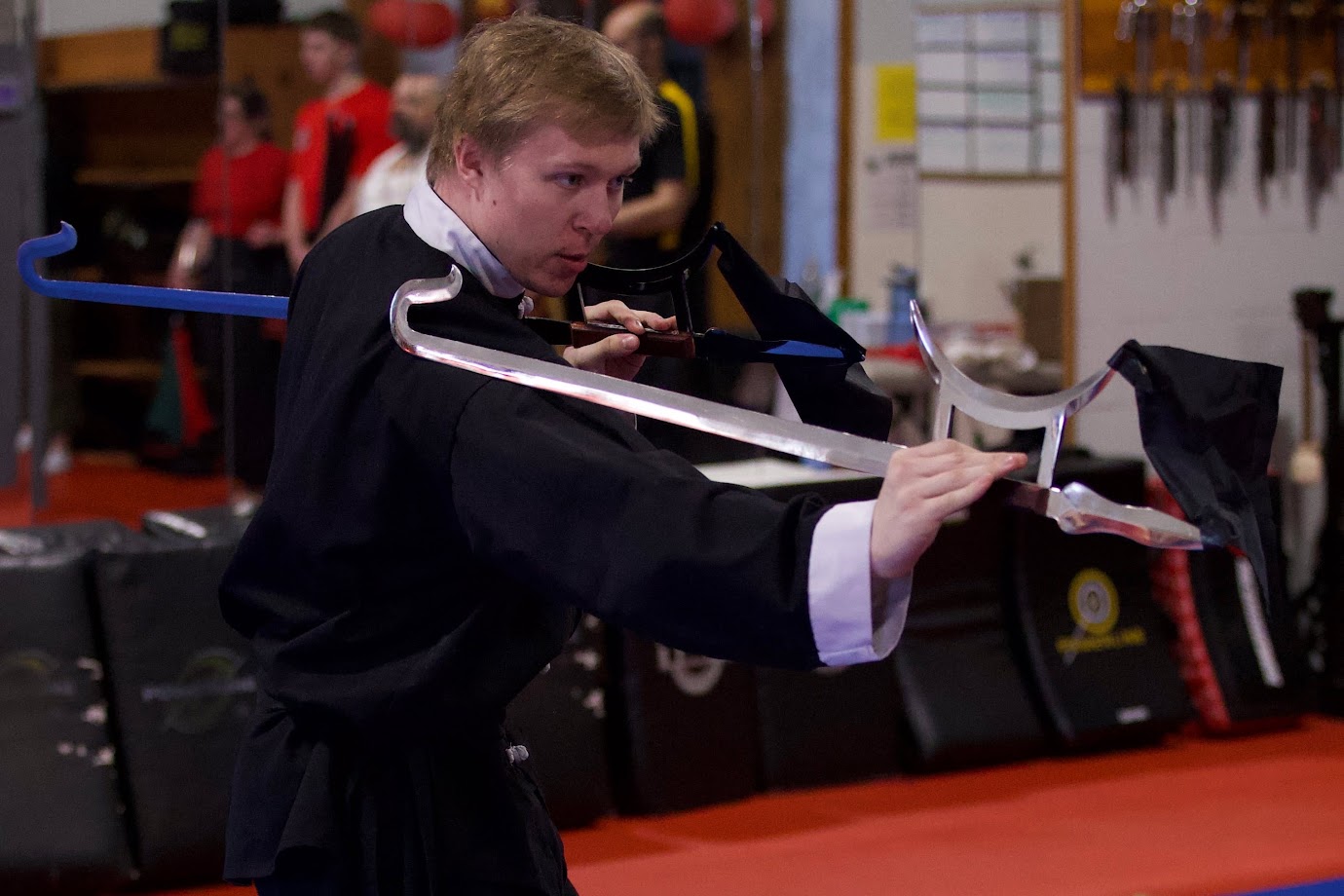 Image of Erich MacLean performing Kung Fu